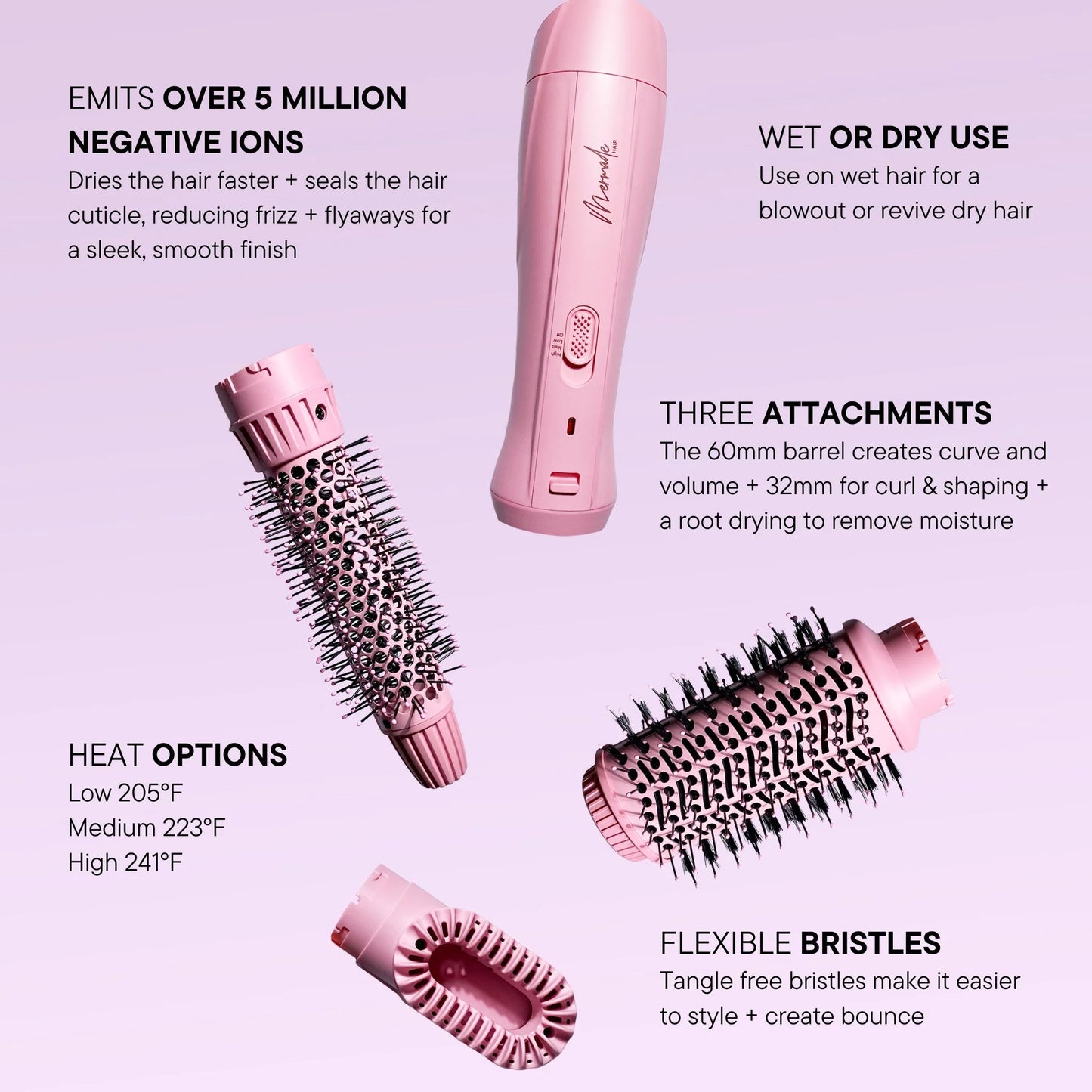 Interchangeable Blow Dry Brush