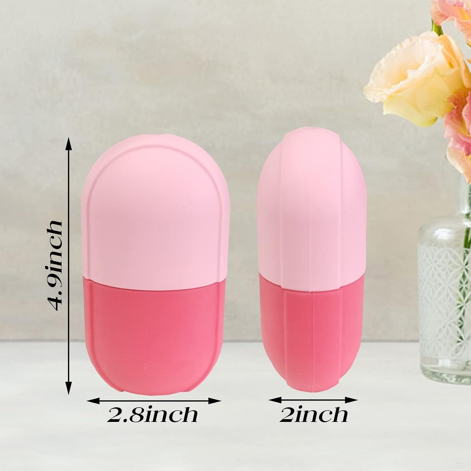 Ice Roller for Face and Eye,Ice Face Roller for Facial Beauty,Shrink Pore Icing Tool,Remove Fine Lines and Edema(Pink)