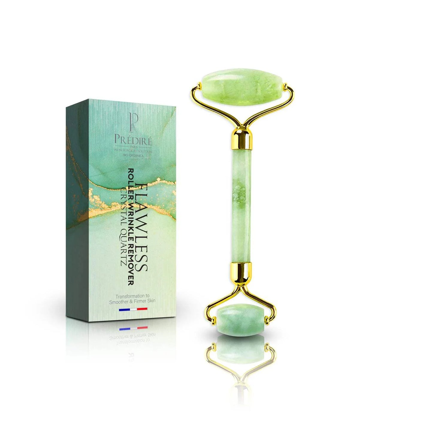 Miracle Stone | Natural Jade Roller Massager | Inflammation, Fine Lines Wrinkle Remover | Face, Eyes, Neck Body Applicator