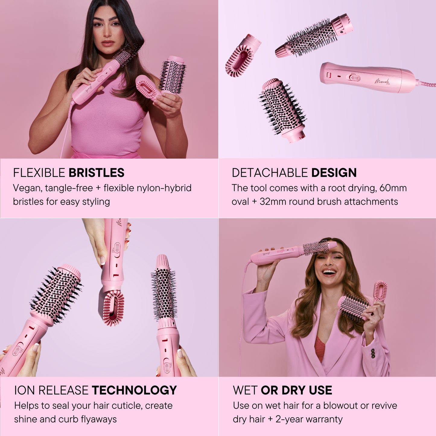 Interchangeable Blow Dry Brush