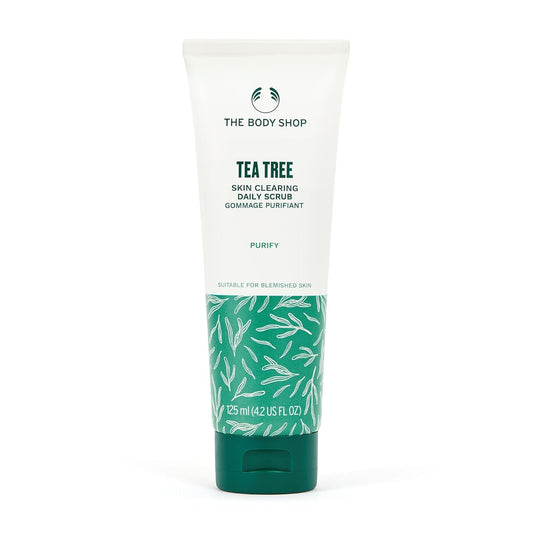 Tea Tree 3 in 1 Wash Scrub & Mask – Purifying Vegan Skincare for Oily, Blemished Skin – 4.2 Oz