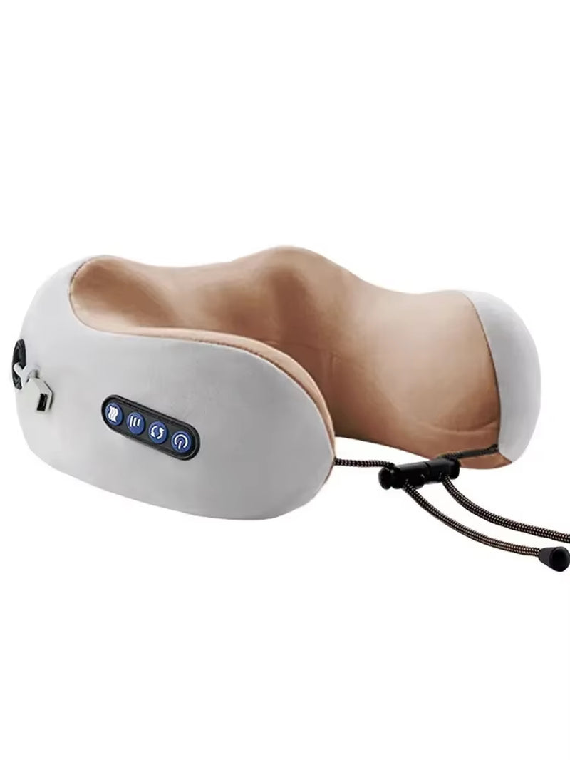 Multifunctional Portable U Shaped Electric Neck Massager Pillow Shoulder Cervical Outdoor Home Car Relaxing Massager